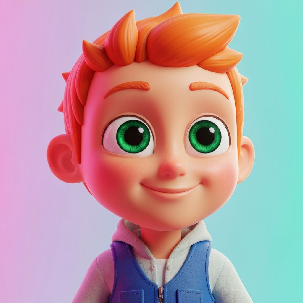 3D Pixar Style